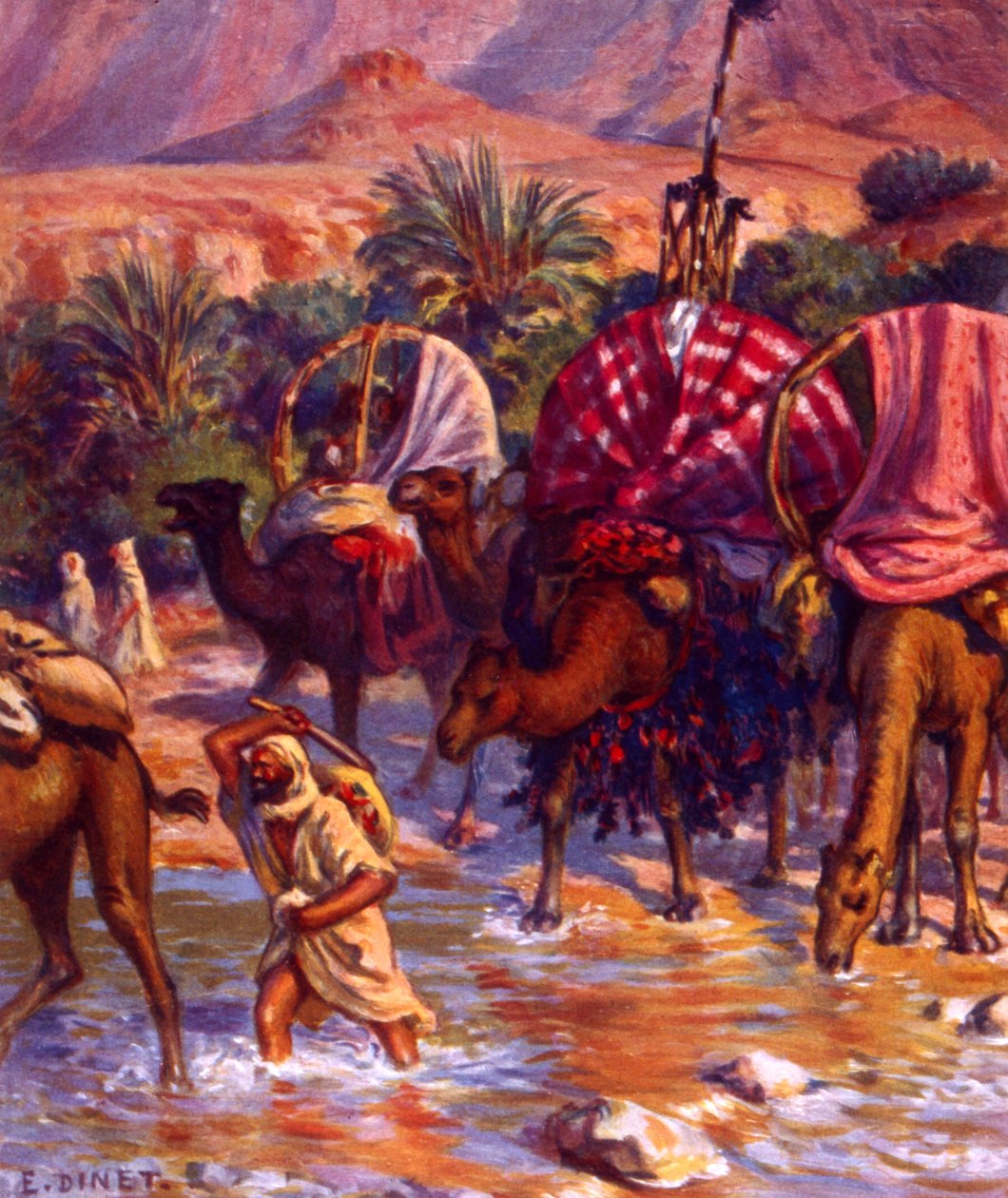 Gruppo di nomadi arabi nel deserto 1